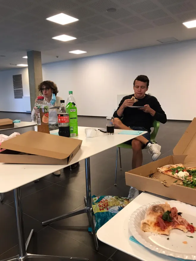 Pizza lunch
